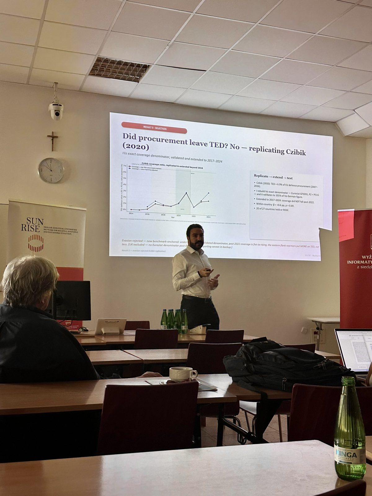 Presenting results from “Buying Under Fire” at ICES 2026 in Rzeszów
